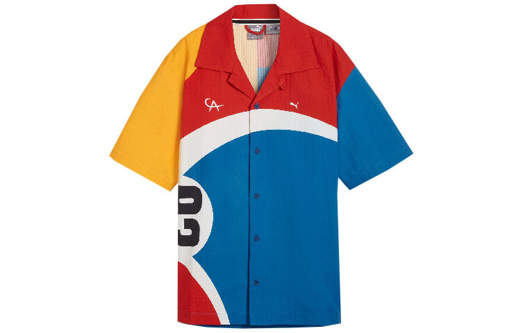 

Мужская рубашка BMW M Motorsport Calder, синяя Puma, синий