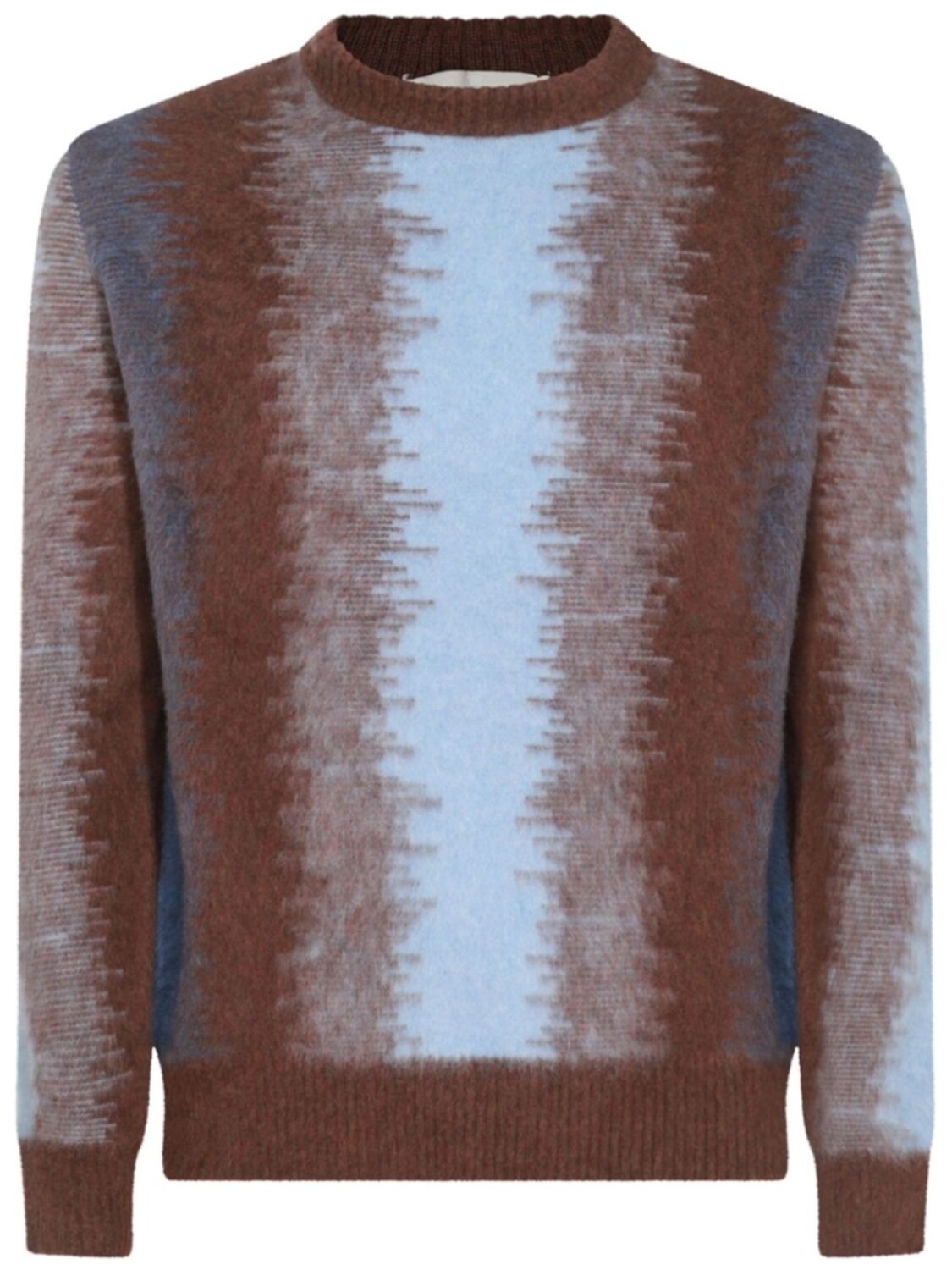 

Полосатый джемпер Piacenza Cashmere, коричневый