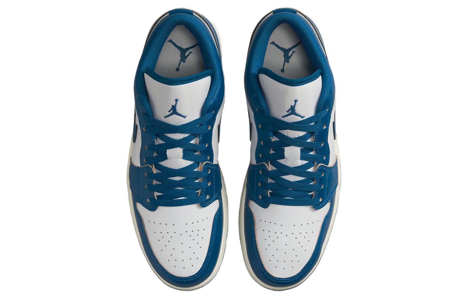 Jordan Air Jordan 1 Vintage Баскетбольные кроссовки мужские, Синий/Белый — фото 4