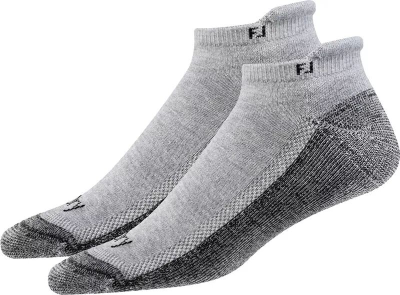 

Мужские носки для гольфа FootJoy ProDry Roll Tab XL — 2 шт., серый