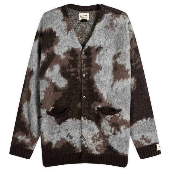 

Размытый жаккардовый кардиган Manastash, черный