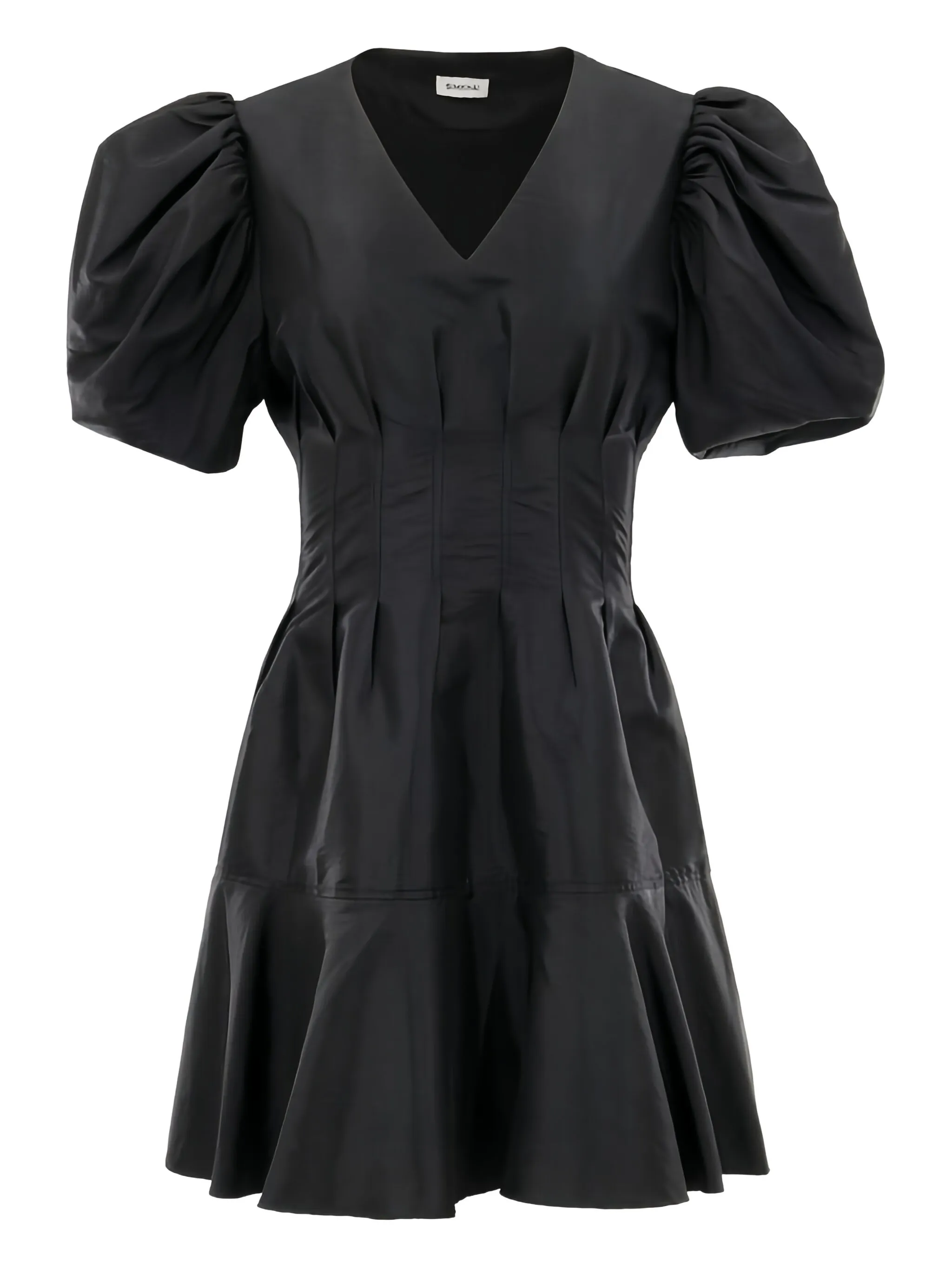 

Платье мини Edwina с объемными рукавами Simkhai, черный