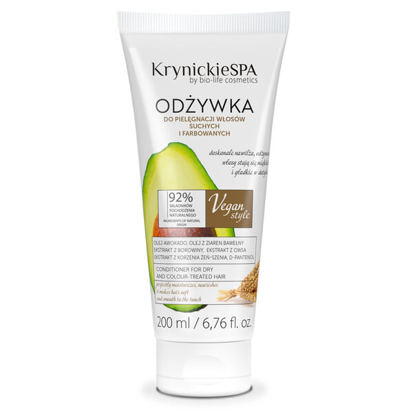 

Кондиционер для сухих и окрашенных волос, 200 мл Krynickie Spa