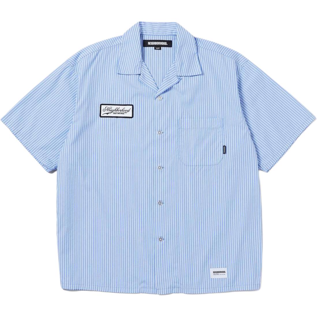 

Полосатая рабочая рубашка NEIGHBORHOOD, синий