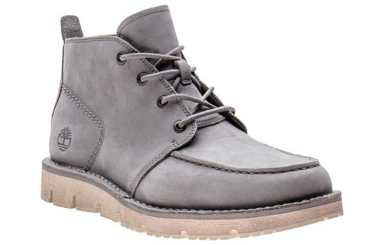 Мужские ботинки Timberland Westmore Moc Toe на рифленой подошве, сине-серый — фото 3