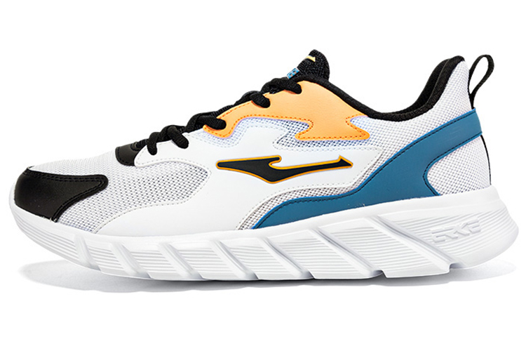 

Erke Абразивоустойчивые дышащие легкие мужские низкие кроссовки для бега белый черный - белый/угольный черный/желейный апельсин, цвет Erke White/Jet Black/Jelly Orange