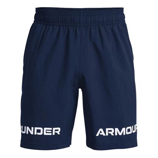 

Шорты woven graphic wordmark shorts 'navy' Under Armour, синий