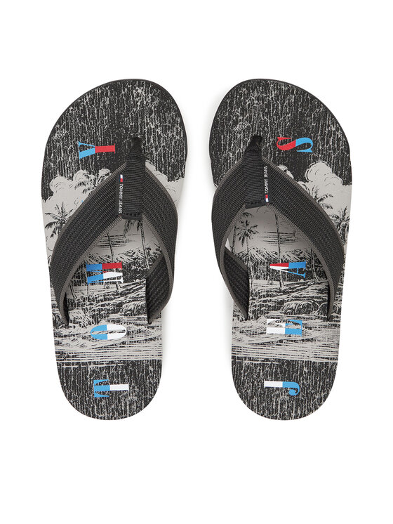 

Шлепанцы Tjm Elevated Beach Sandal EM0EM01561 Tommy Jeans, черный