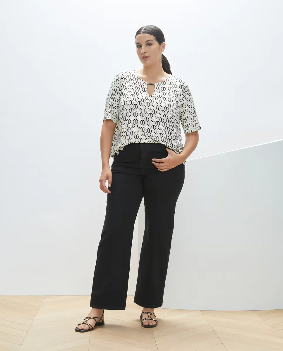 

Женские широкие джинсы TARA Couchel, черный