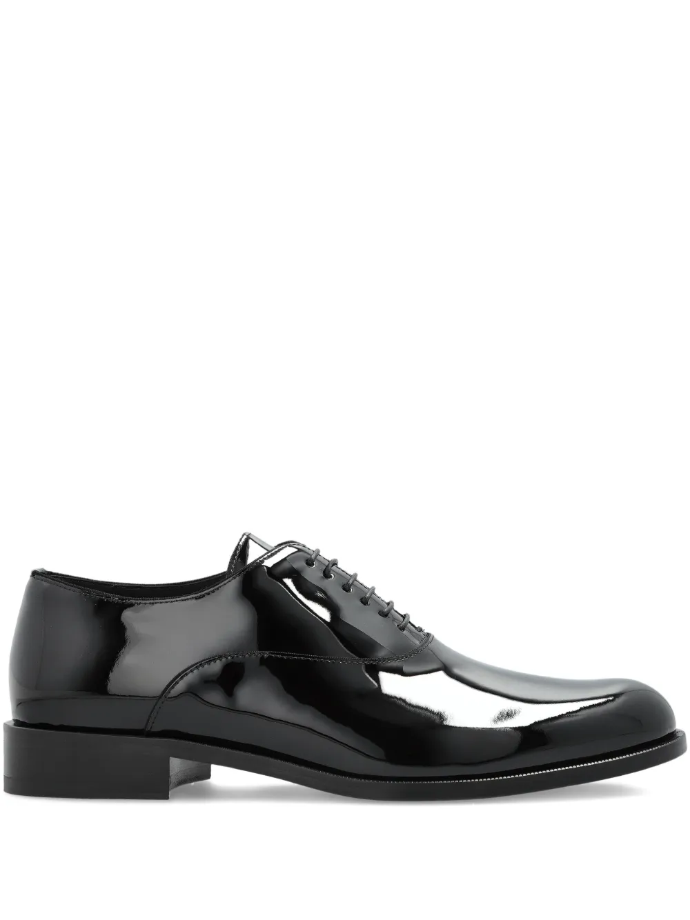 

Лакированные туфли на шнуровке GIORGIO ARMANI, черный
