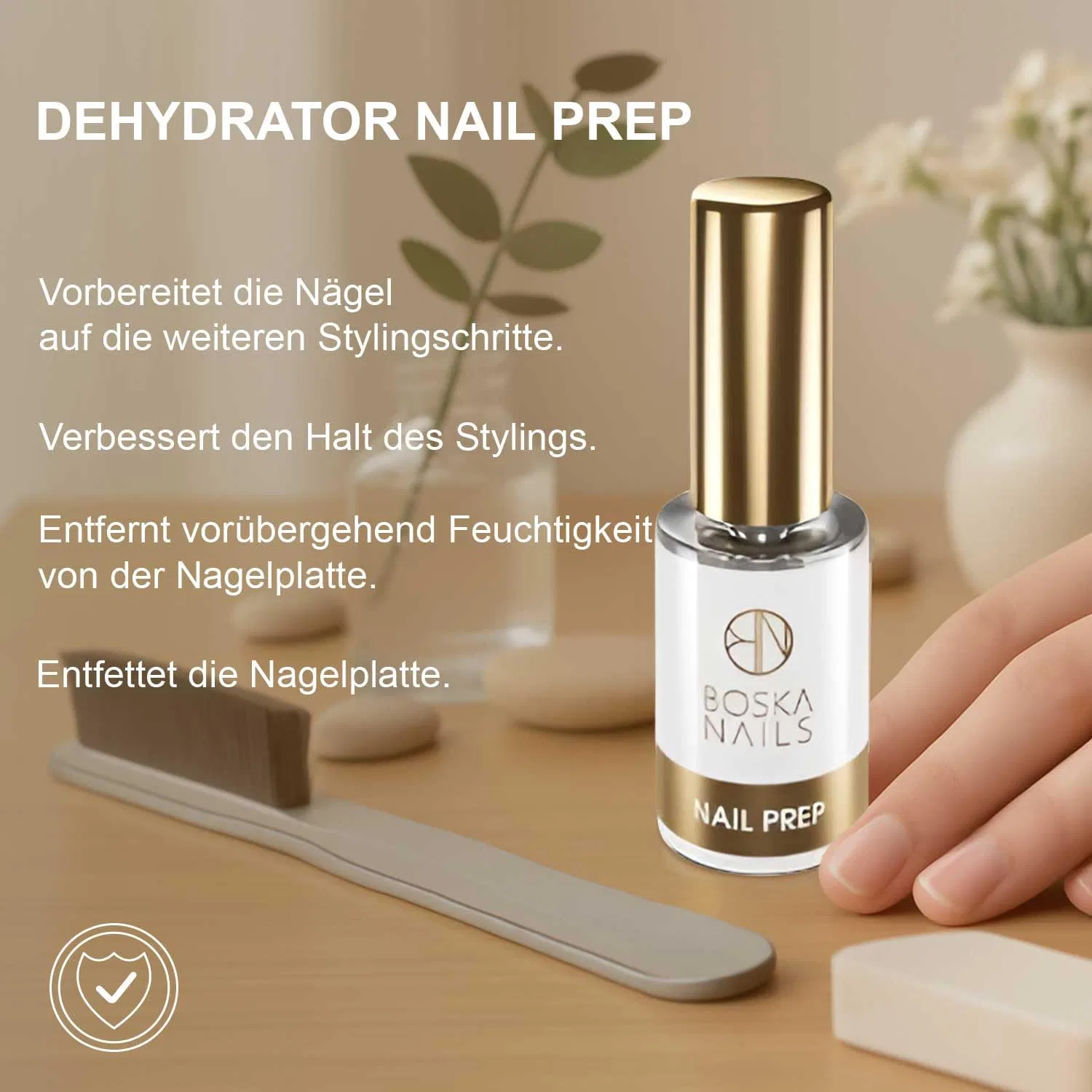 Дегидратор для ногтей «Nails Dehydrator Nail Prep» от Boska Nails Boska Nails, Dehydrator Nail Prep 10Ml — фото 4