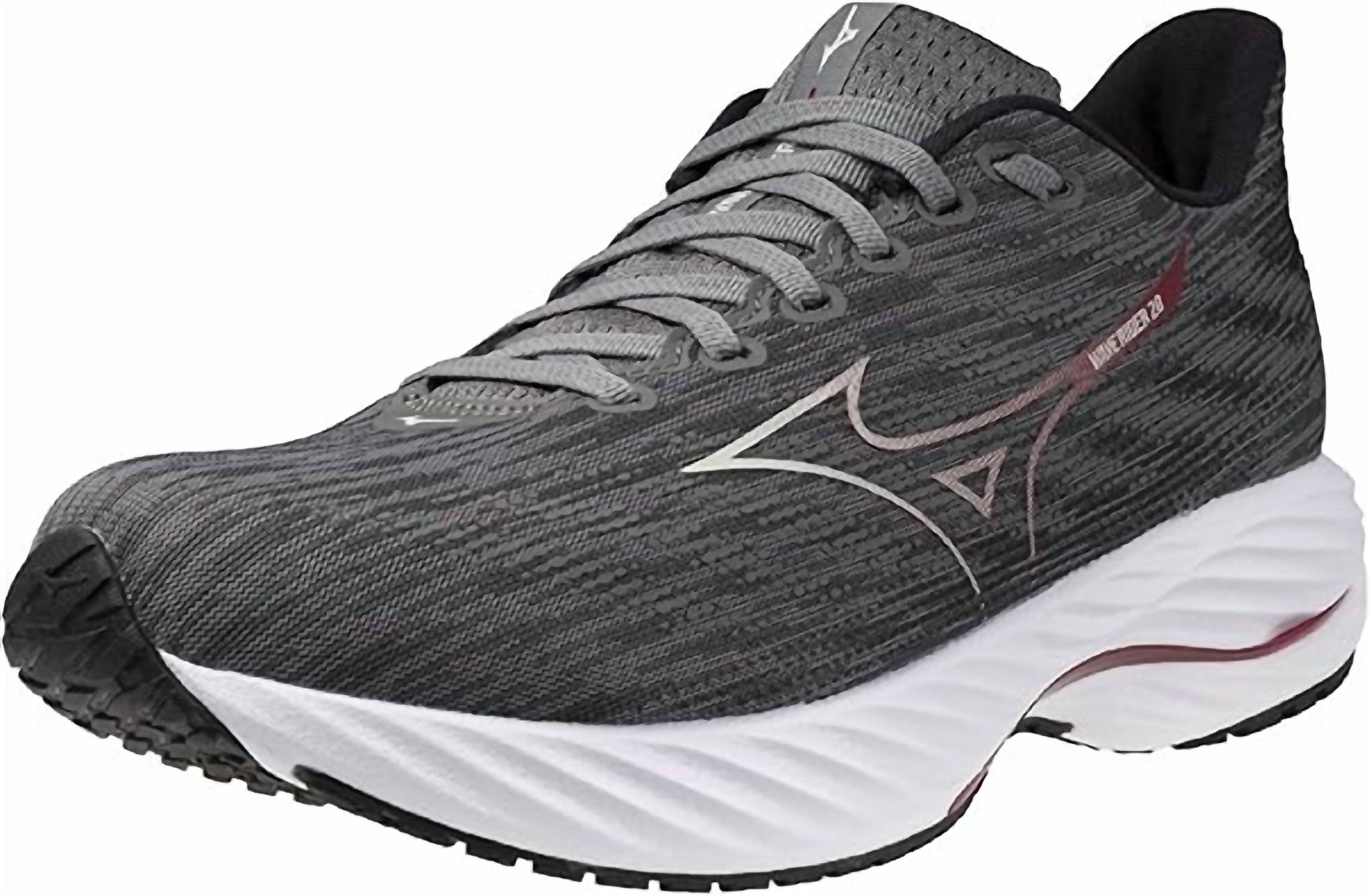 Женские кроссовки Wave Rider 28 в цвете Ultimate Grey/Cosmo Chrome MIZUNO — фото 2