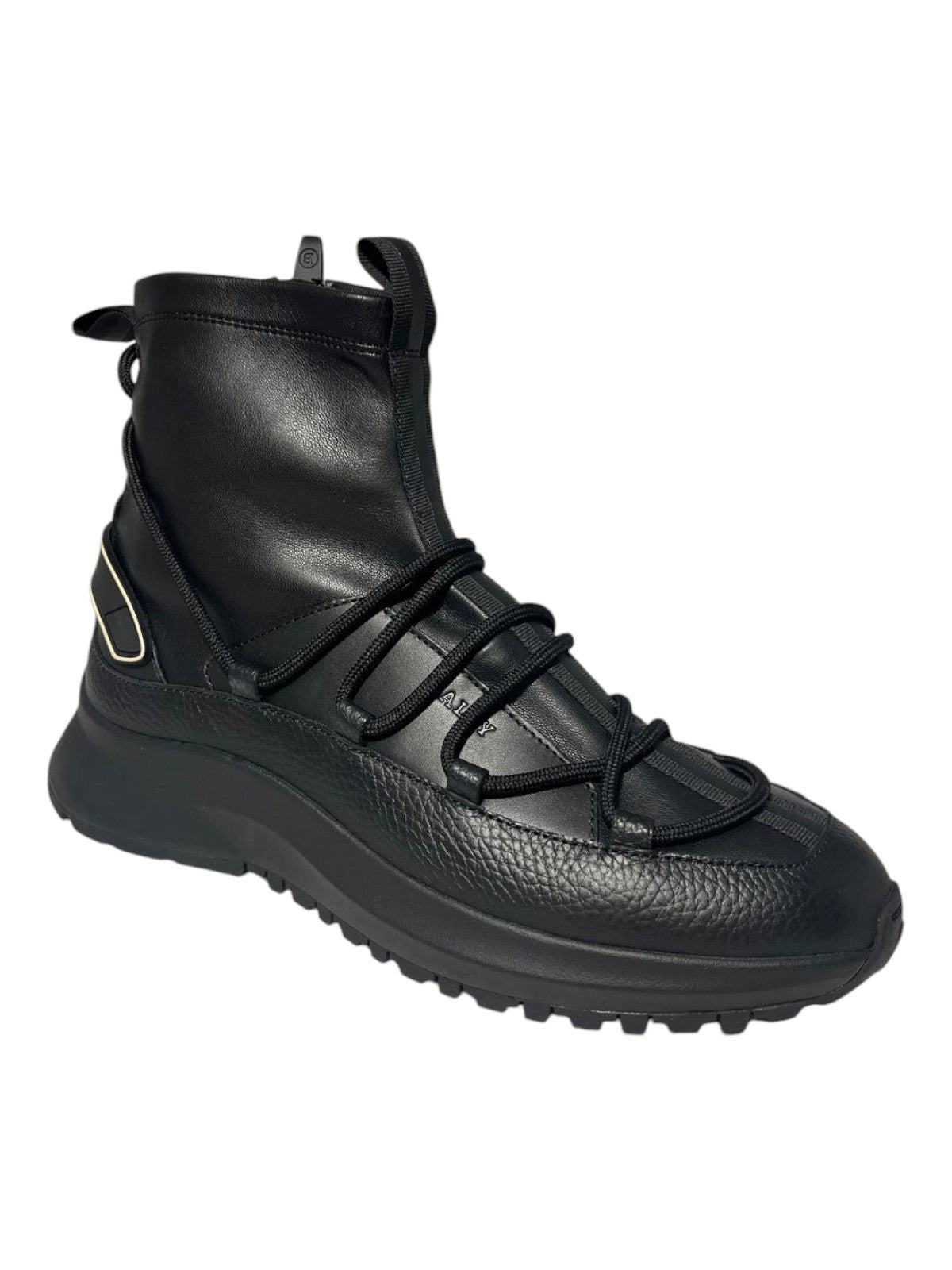 

Bally Denwer 6301868 Мужские черные кроссовки и ботинки со шнуровкой