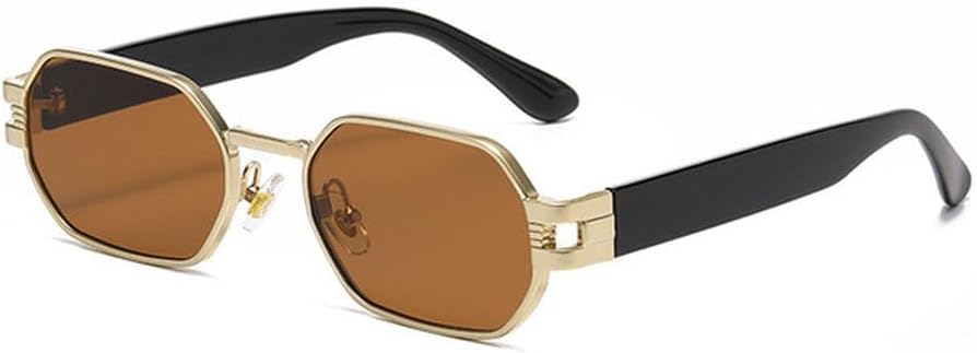 

Модные стильные солнцезащитные очки для женщин, роскошные солнцезащитные очки в стиле панк, винтажные солнцезащитные очки для мужчин, очки в стиле стимпанк, защита от ультрафиолета UV400, SUN996 Generic, Brown