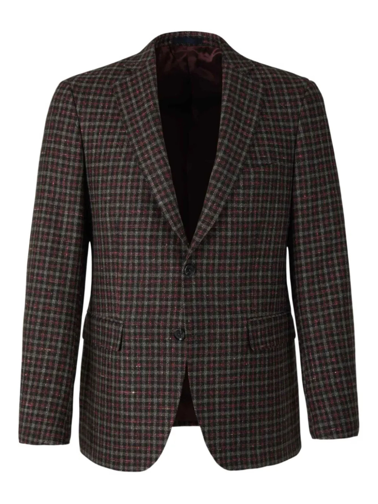 

Пиджак в клетку Scabal, красный