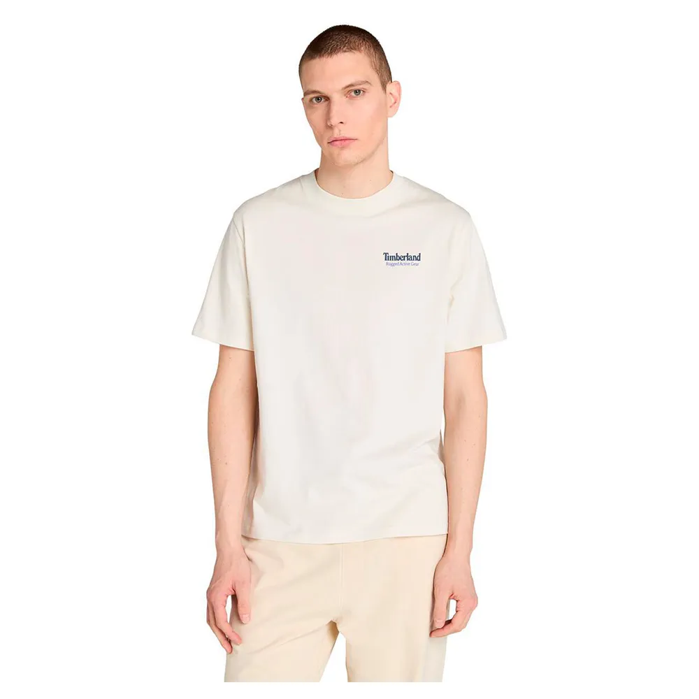 

Футболка с коротким рукавом Timberland Rugged Active Gear Back Graphic, белый