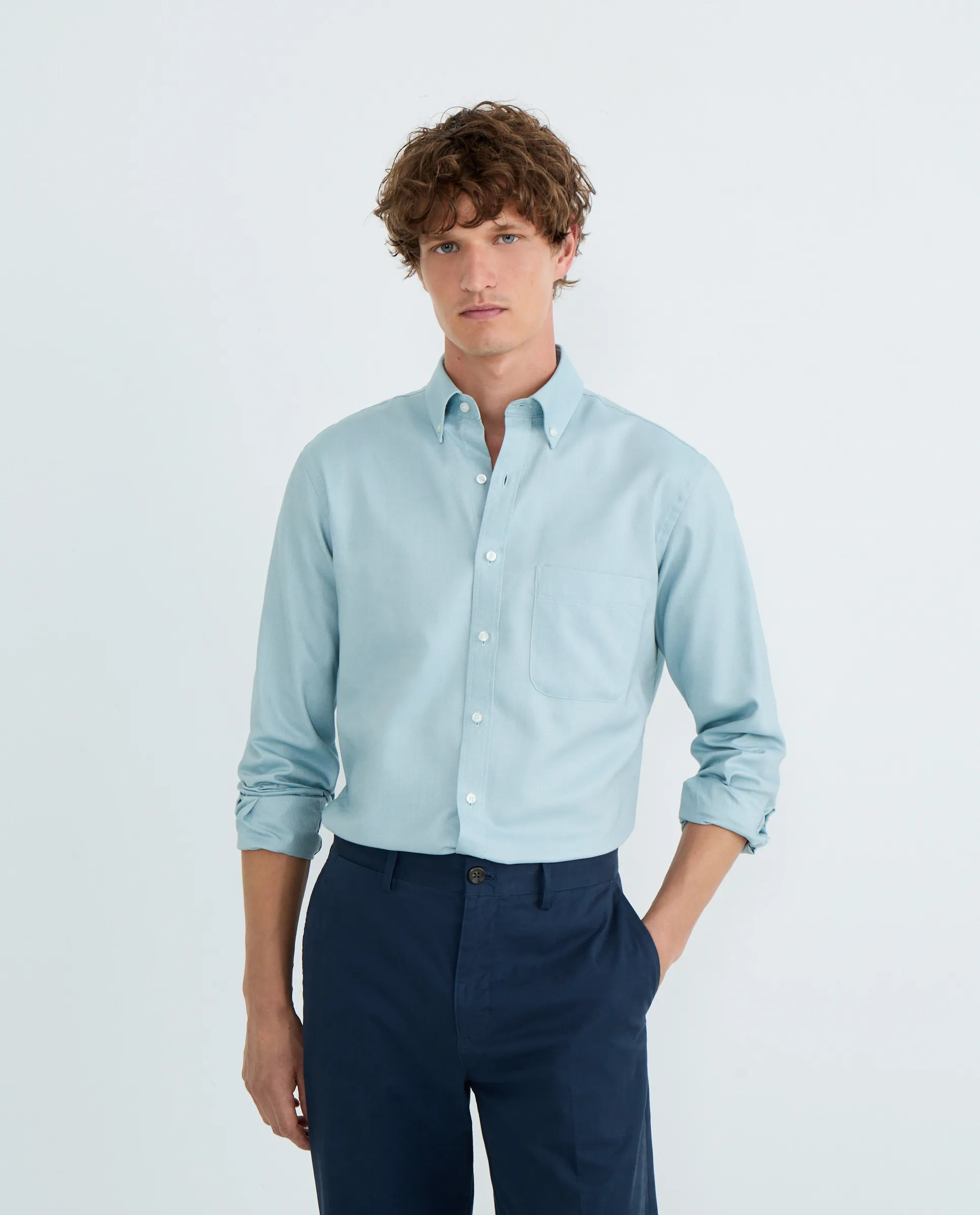 

Мужская рубашка без утюжки Rushmore, зеленый