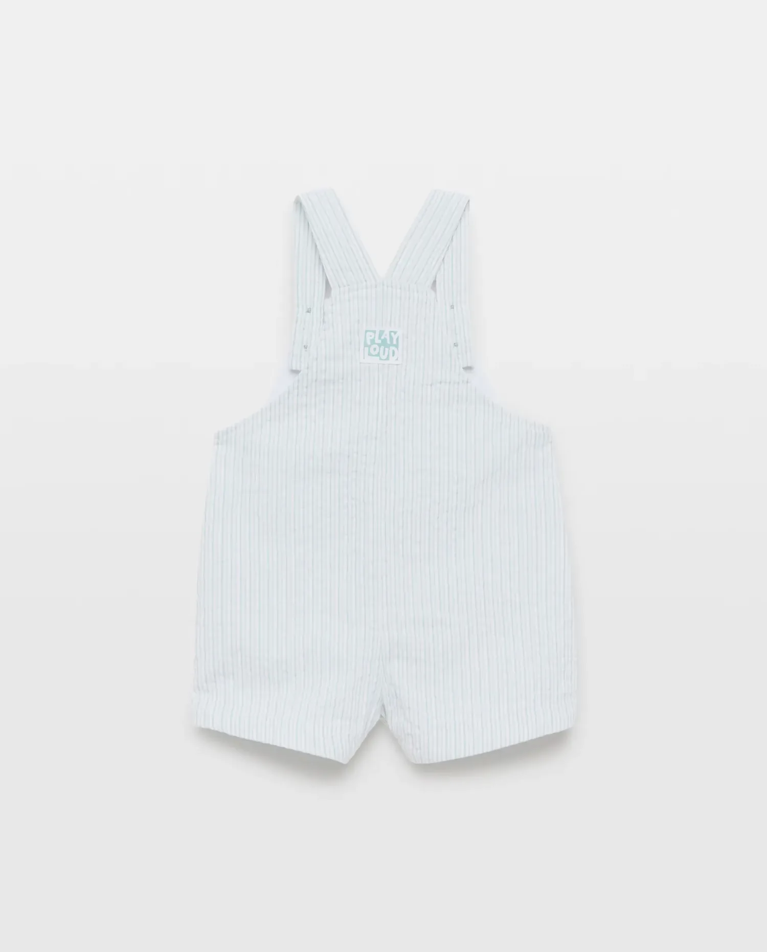 Короткий слитный комбинезон из сикерсера для младенца Baby El Corte Inglés, зеленый — фото 2