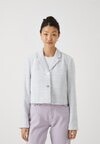 

Блейзер PCKOZA CROPPED Pieces, светло-синий