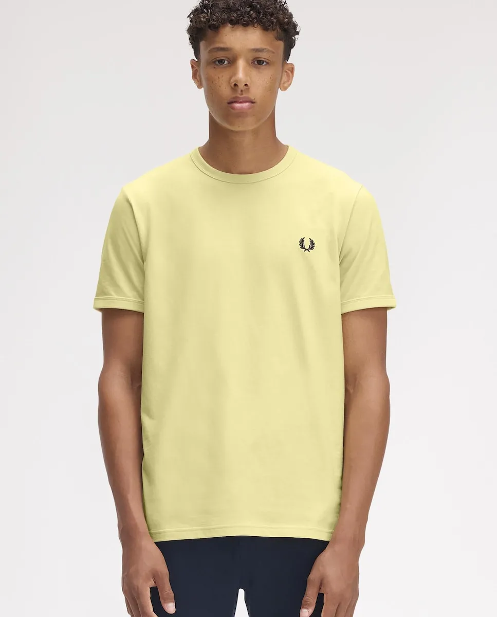 

Мужская футболка с коротким рукавом и круглым вырезом Fred Perry, желтый