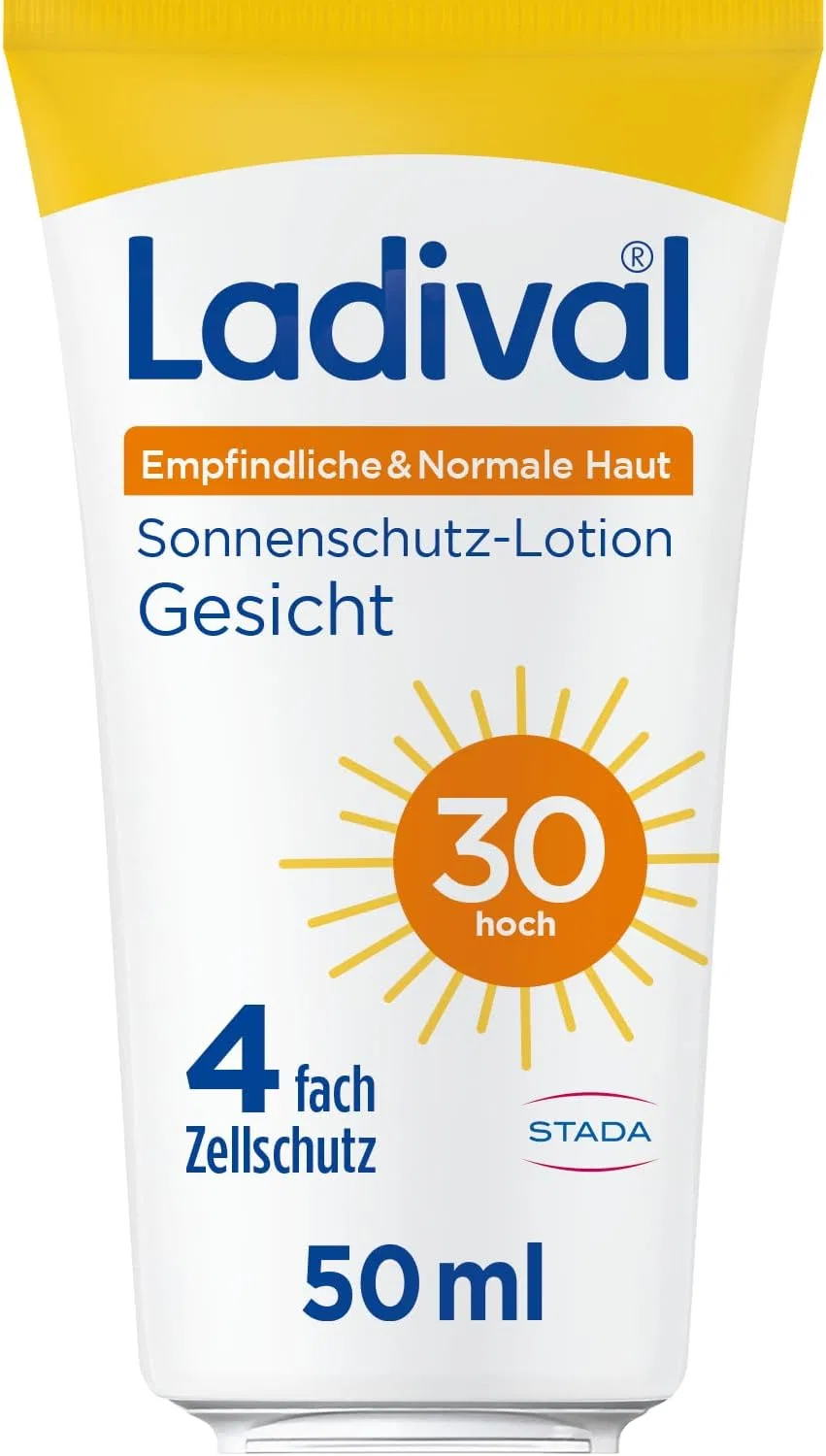 Солнцезащитный лосьон для лица Ladival SPF 30 для чувствительной и нормальной кожи Stada