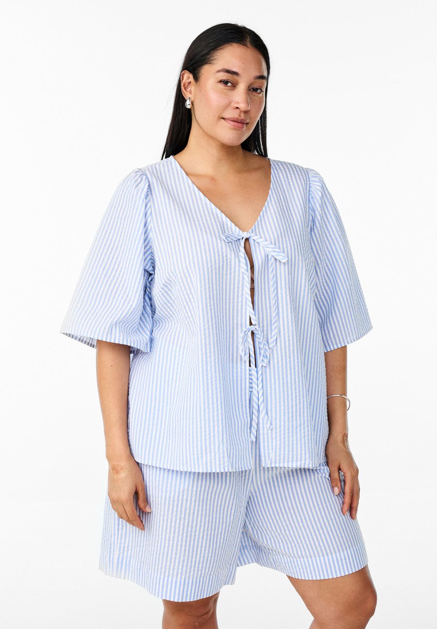 

Шорты Zizzi Shorts, Blue Stripe/Light Blue