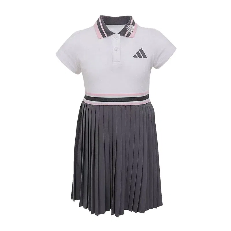 Платье детское с отложным воротником Adidas, White