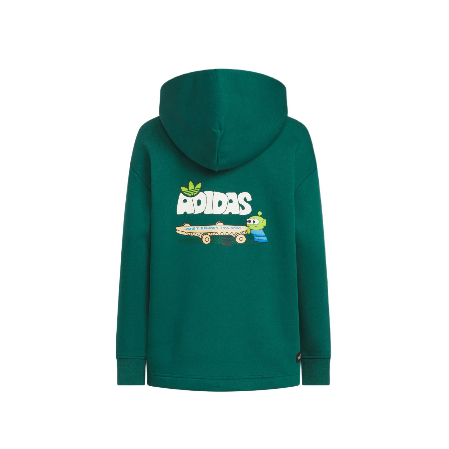 Толстовка Disney для детей Adidas Originals, зеленый — фото 3