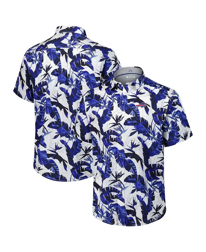 

Мужская лаконичная рубашка на пуговицах Royal Buffalo Bills Sunnyvale Blooms Camp Tommy Bahama