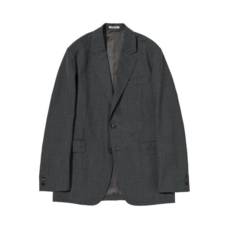 

Куртка Auralee Kid Mohair Hop Sack Jacket 'Top Charcoal', черный