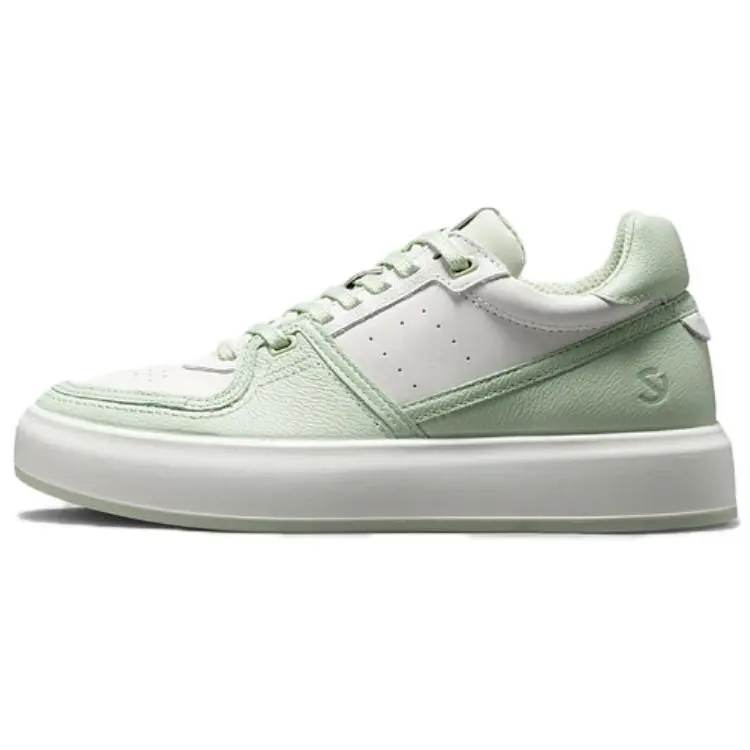 

Кроссовки ecco Skateboarding Shoes Women's Low-top Matcha Green/gray-white, зеленый