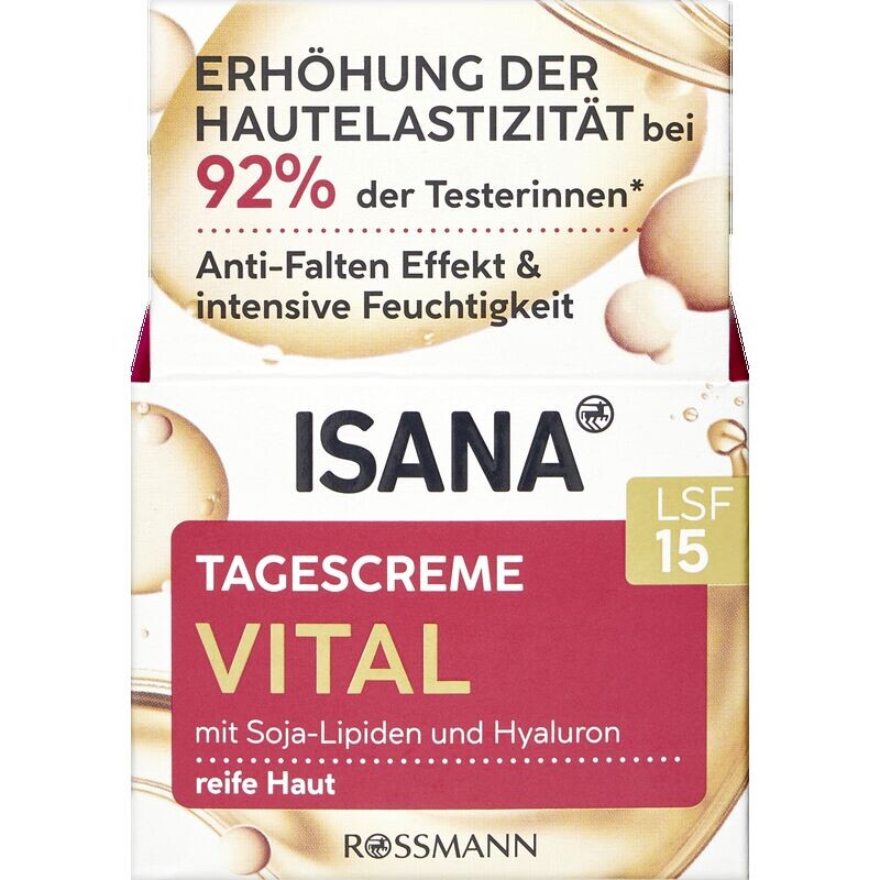 

Витальный дневной крем ISANA, 50 ml