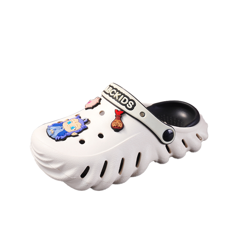 

Детские тапочки с противоскользящей подошвой для детей от 3 до 7 лет ABC KIDS, белый/черный