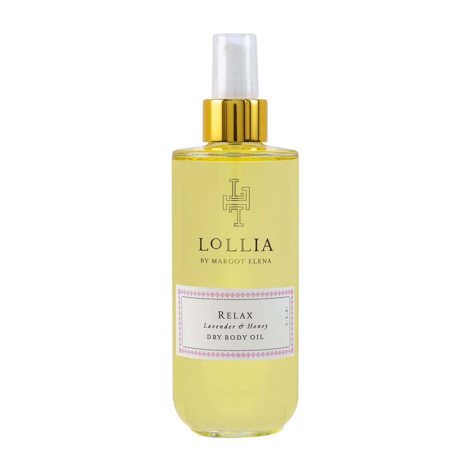 Увлажняющее масло для тела LOLLIA Relax, 193 мл - Лаванда и мед - для женщин, ароматизированное, подходит для всех типов кожи. 201 мл (1 шт.), White