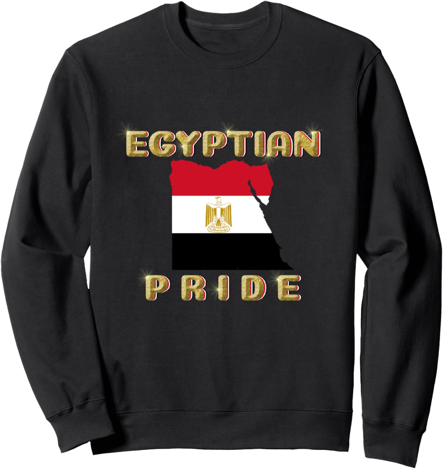 

Египетский флаг, египетская гордость, Египетская толстовка Egypt Flag Gifts Central, черный