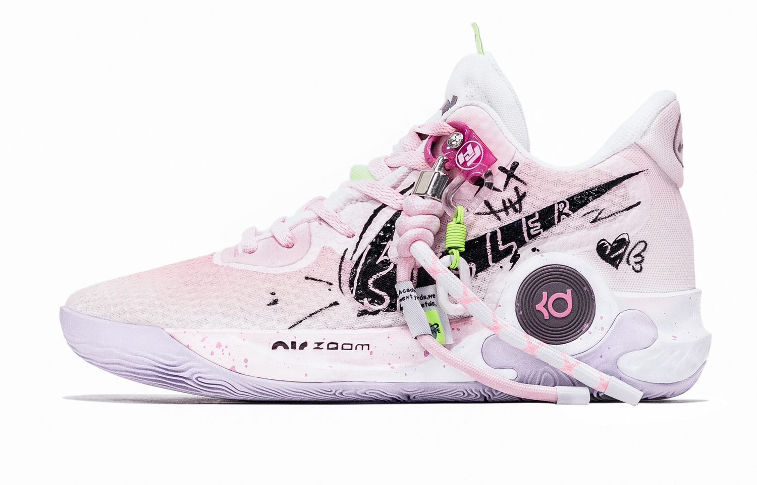 

Nike Кроссовки для баскетбола KD Trey 5 IX Pink Madness Mid top Vintage Unisex розовые