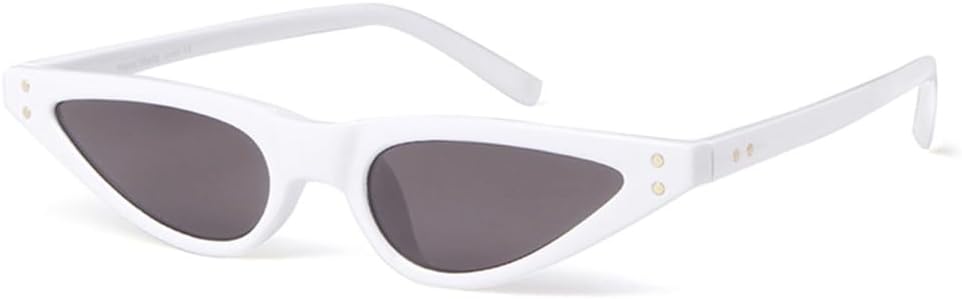 

Маленькие треугольные солнцезащитные очки в стиле ретро «кошачий глаз» для женщин, черная с красной оправой, защита от УФ-излучения 400, узкие, модель m760 Generic, M-765