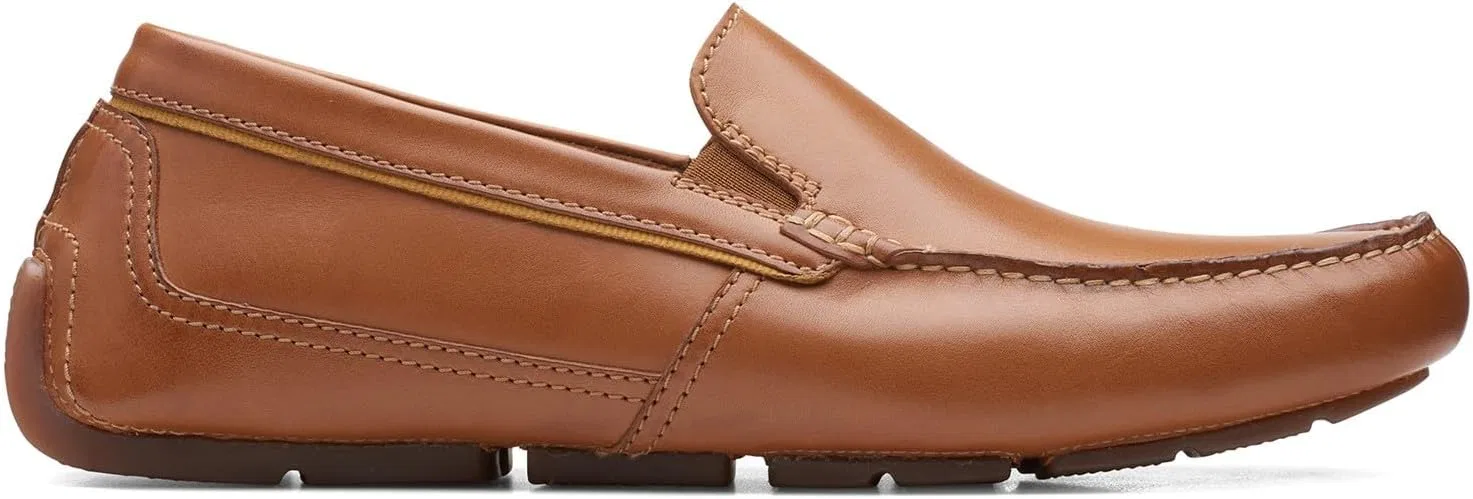 Лоферы Clarks из натуральной кожи, Tan Leather — фото 3