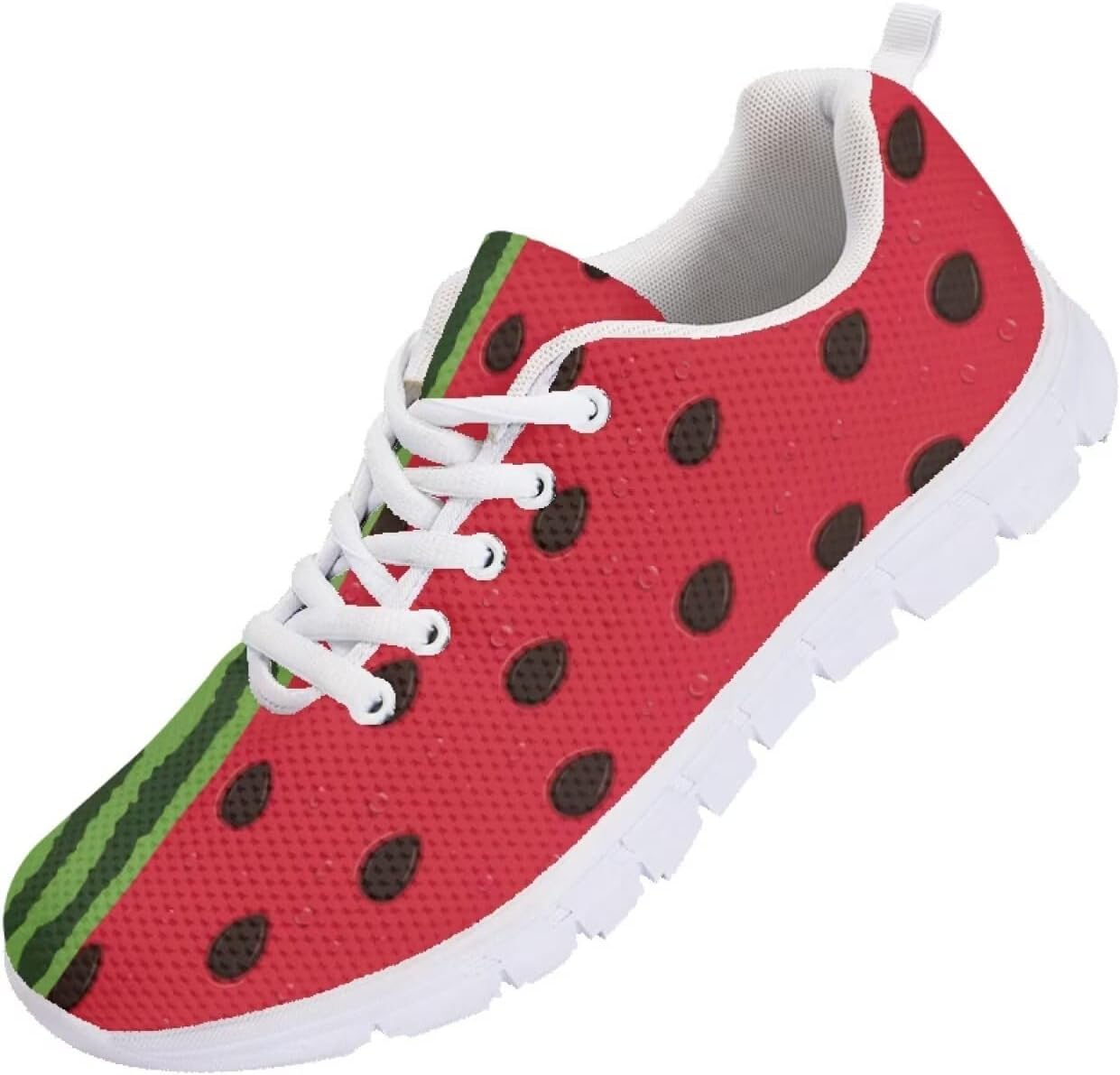 

Мужские кроссовки Funnydude Funny Print легкие спортивные повседневные беговые обувь для мужчин, Watermelon