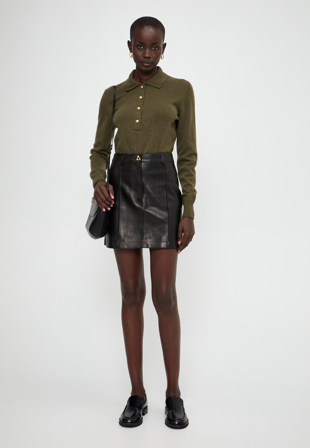 

Юбка-трапеция RUDENS SKIRT AERON, черный