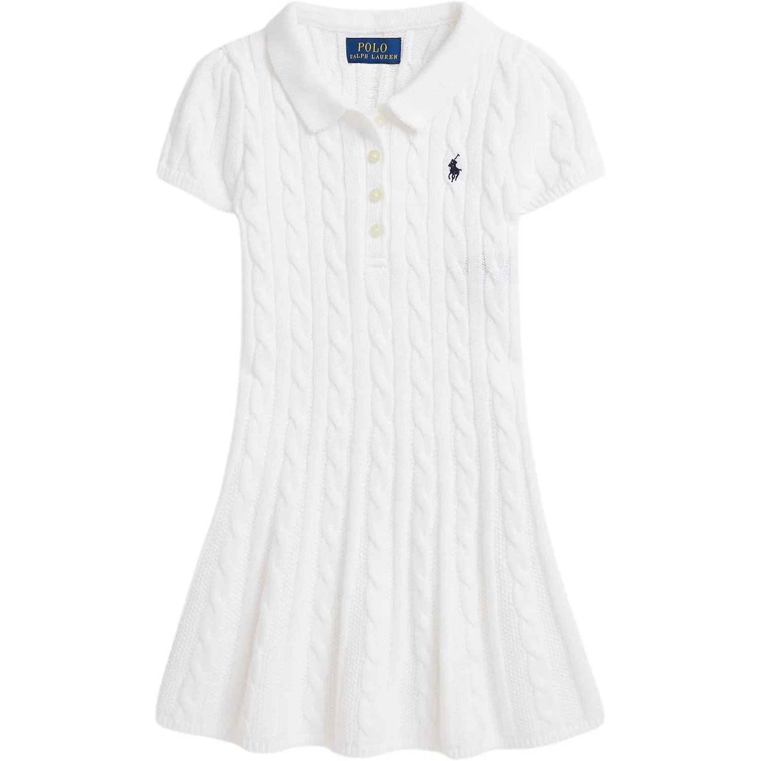 Платье классическое Polo Ralph Lauren Kids белое