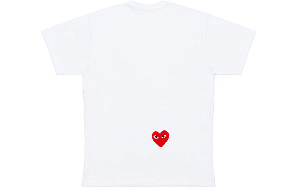 Футболка x nike crossover play together series round neck short sleeve tee 'white' Comme Des Garcons Play, белый — фото 2