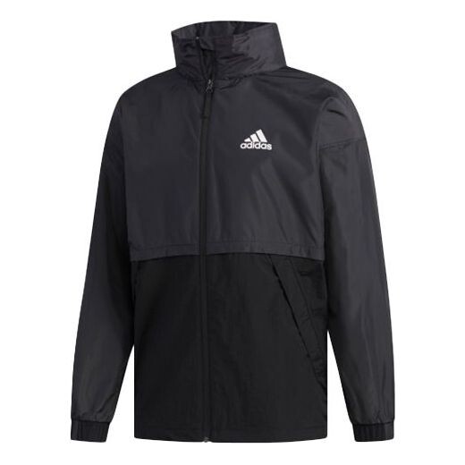 

Куртка adidas Outdoor Splicing Causual Sports Jacket Male Black, черный