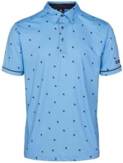 

Датская скандинавская дизайнерская одежда для гольфа: поло Lexton Links, светло-голубой