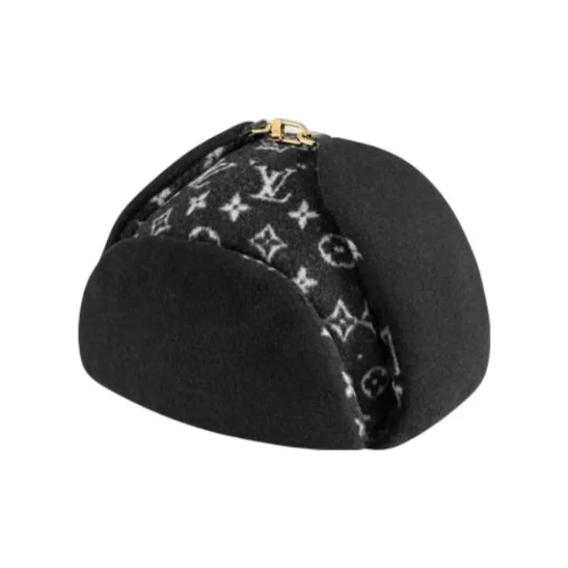 

Шерстяная шапка-ушанки для женщин Louis Vuitton, черный