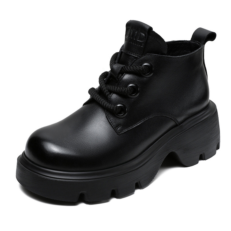 Короткие ботинки Martin 6 см женские Devanro, Black