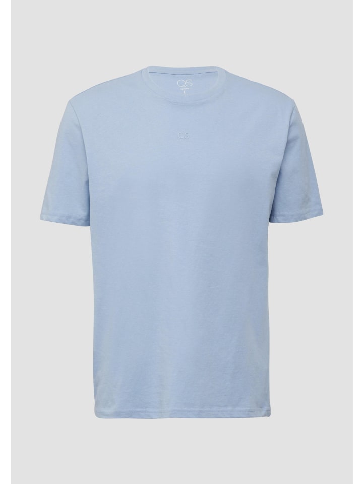 

QS Футболка 5320 небесно-голубого цвета, Синий, QS Футболка 5320 небесно-голубого цвета