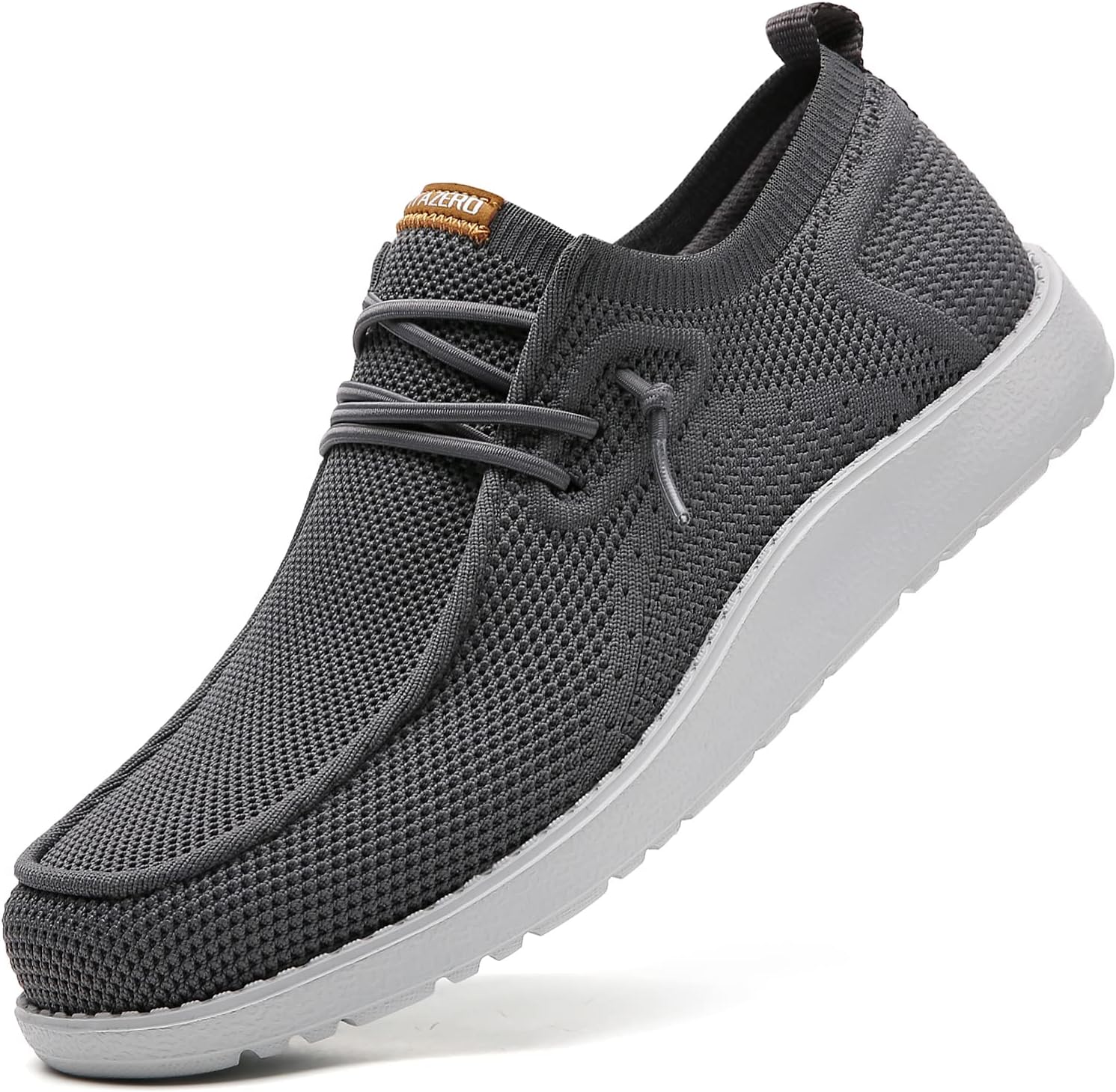 

Мужские туфли ITAZERO Extra Wide - размеры 4E-5E, с широким носком, для мужчин с отеком стопы - мужские лоферы и слипоны с поддержкой свода стопы при подошвенном фасциите, серый