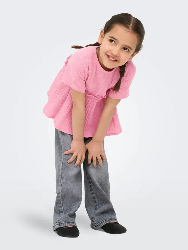 Блуза из органического хлопка KIDS ONLY, розовый — фото 3