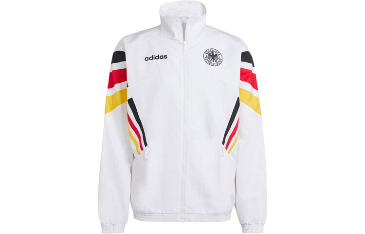 

Германия Куртка Мужская Черный/Белый Adidas, черный/белый